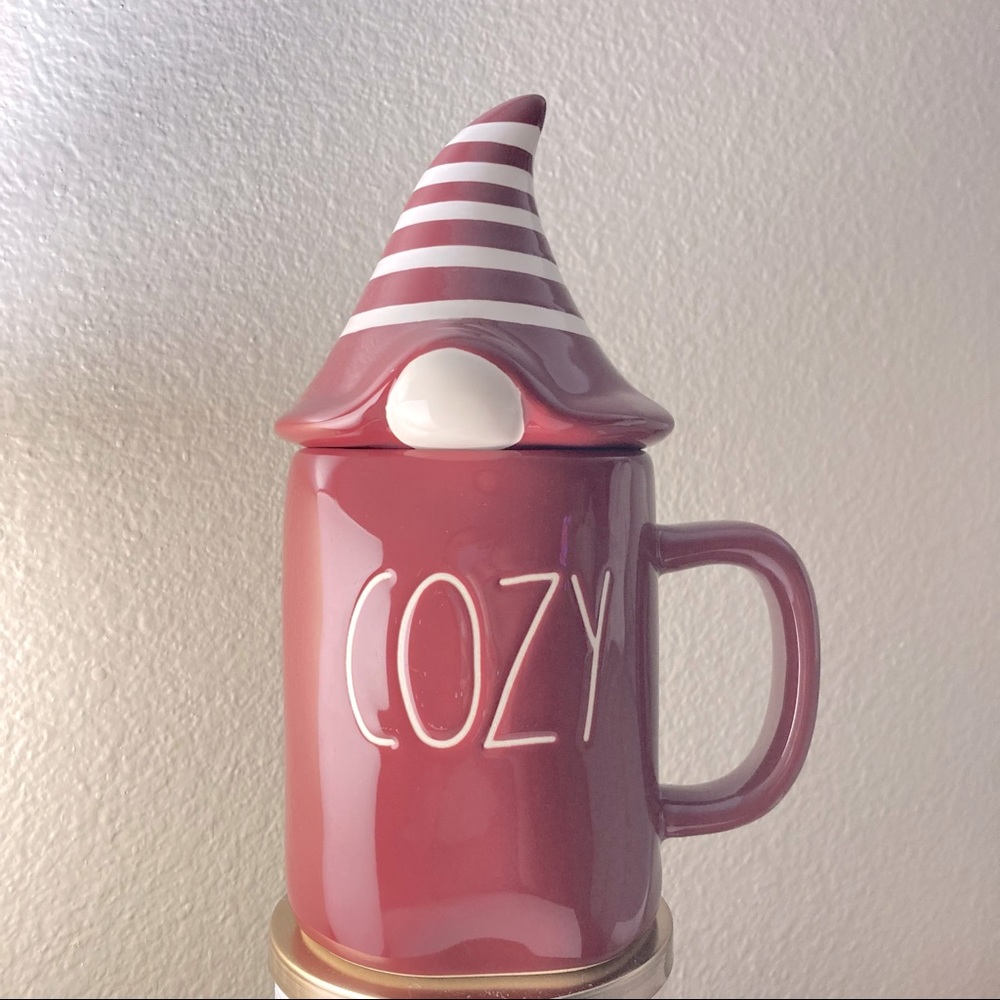 Rae Dunn Cozy Fall Gnome Mug with Lid